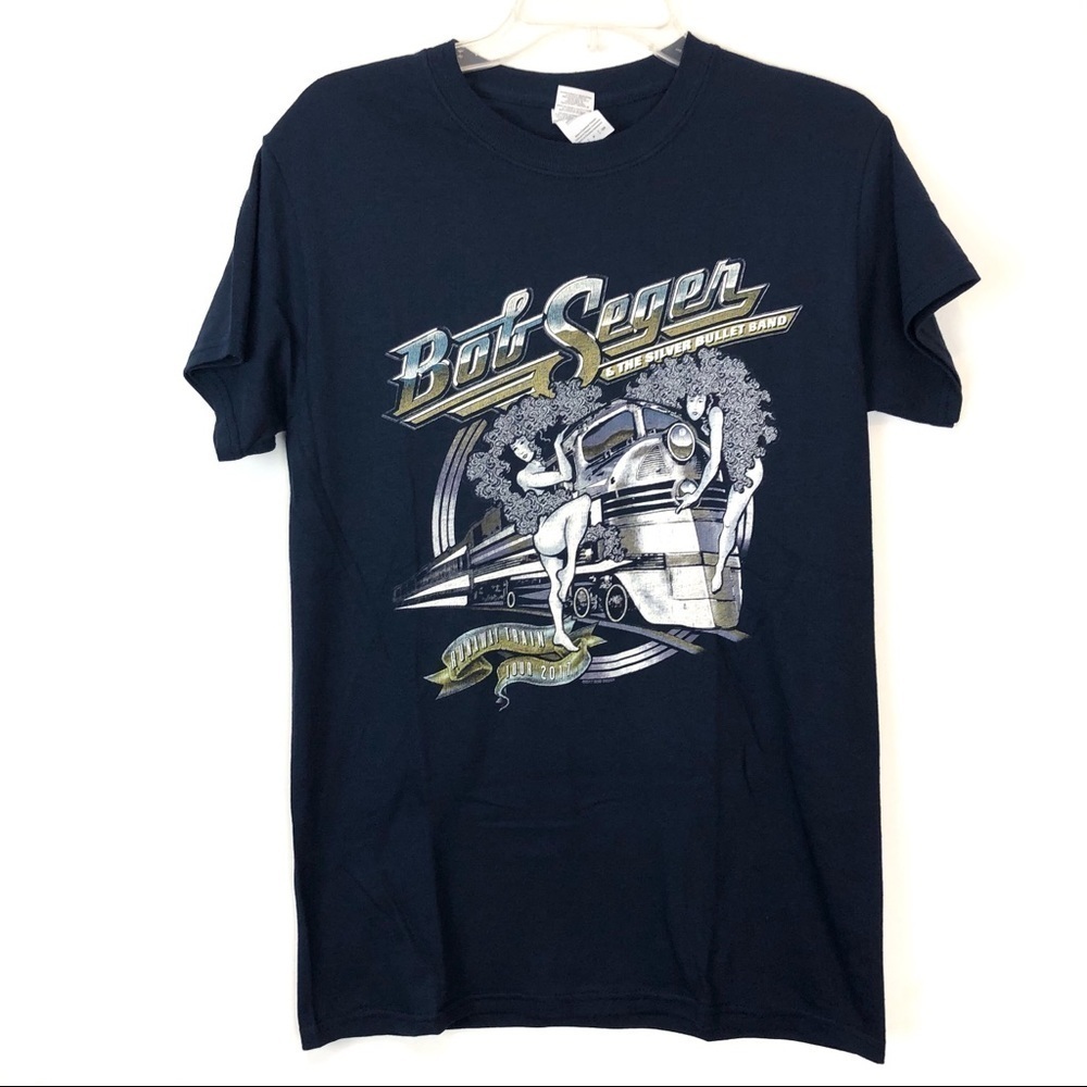 Bob Seger & The Silver Bullet Band 2017 Tour S Classic Rock Tour Merch Graphic